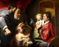 Jacob Jordaens - The Virgin and Child with Saint John and his Parents